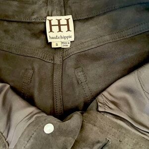 Suede Hot Shorts